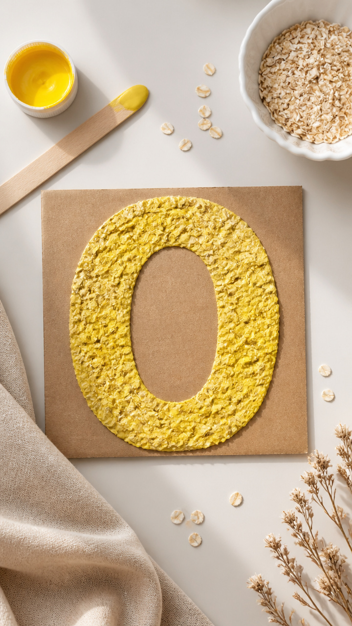 Oatmeal Texture Painting