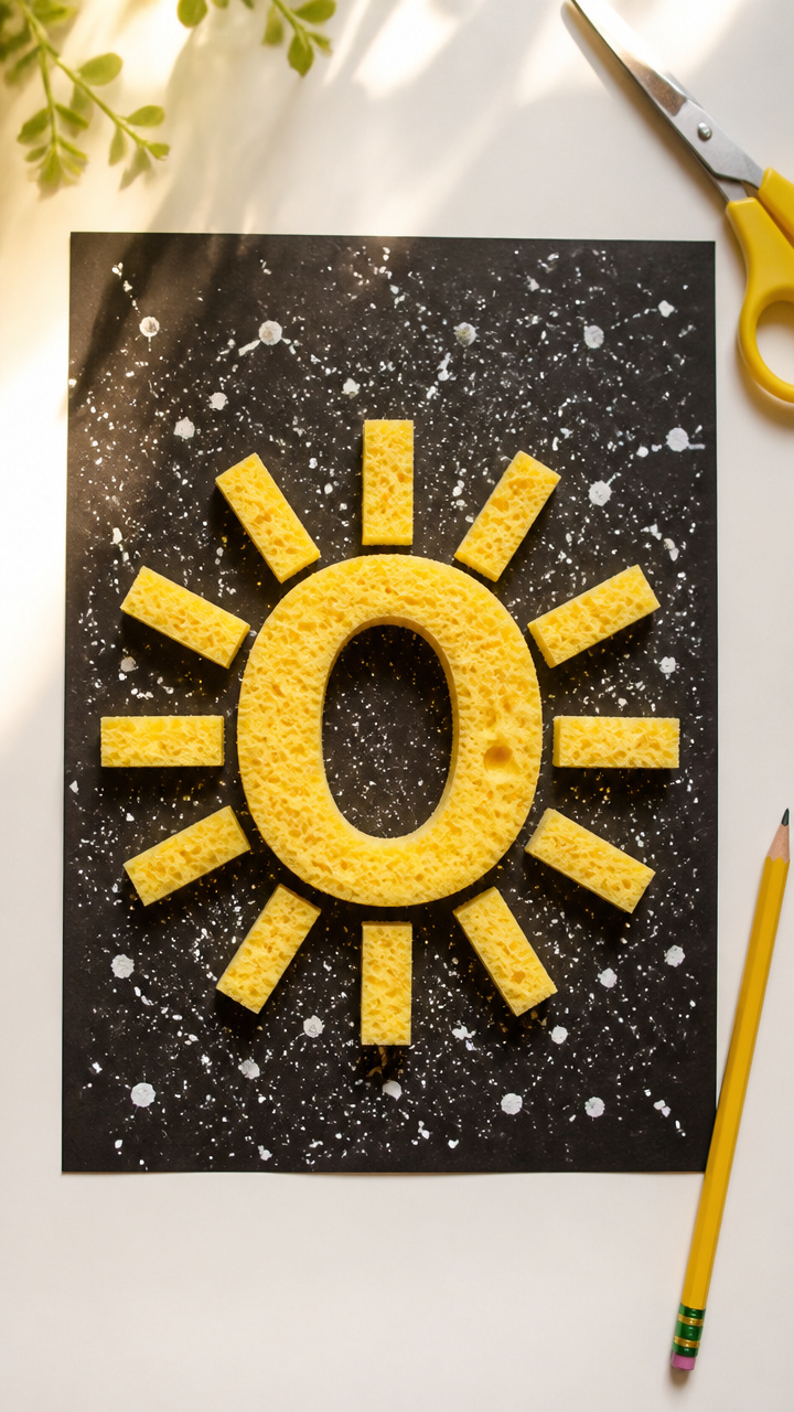 Overhead Sun Print