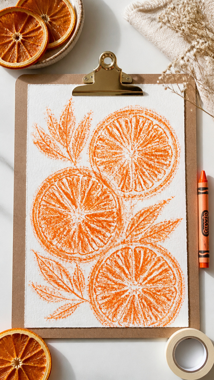 Orange Peel Rubbing