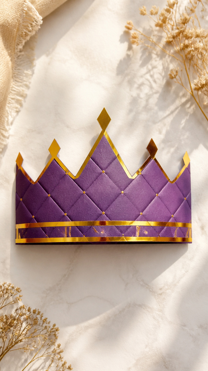 Quilted Paper Queen Crown