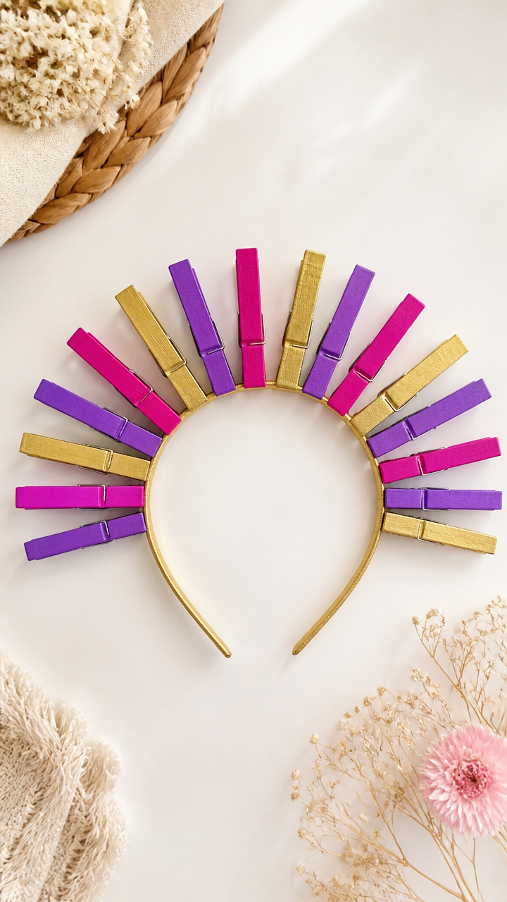 Quick-Clip Clothespin Crown