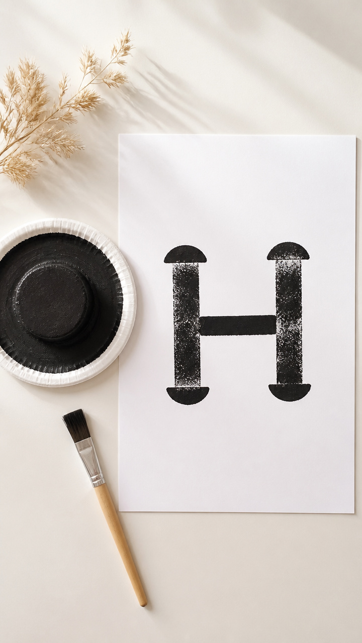 H is for Hat Stamp