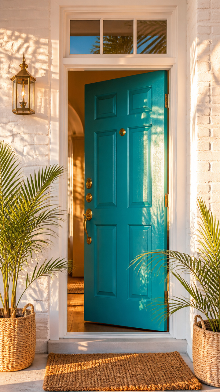 Bold Front Door Paint Color