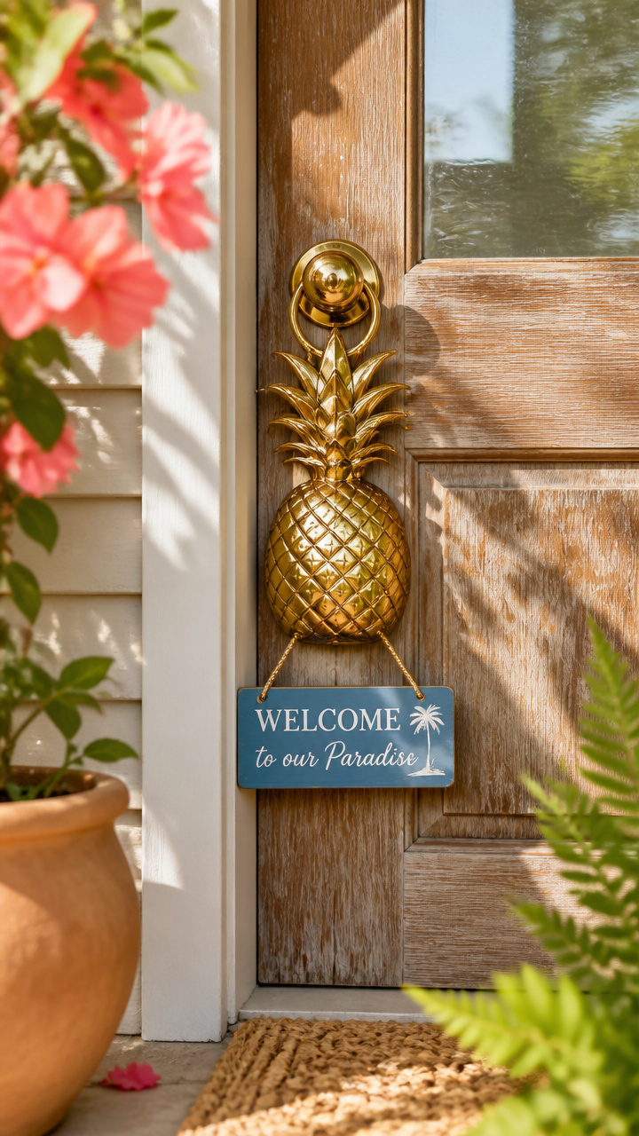 Pineapple or Starfish Door Knob Hanger