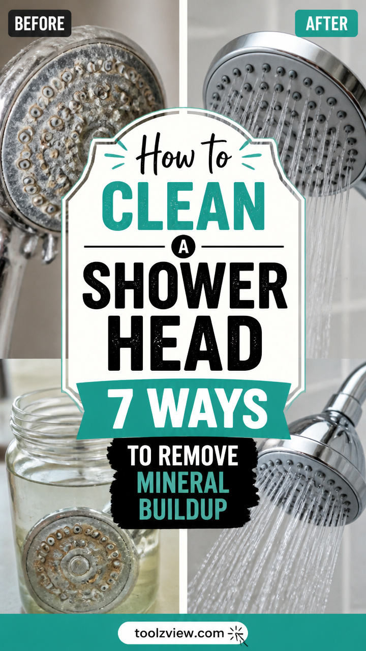 How to Clean a Shower Head: 7 Ways to Remove Mineral Buildup
