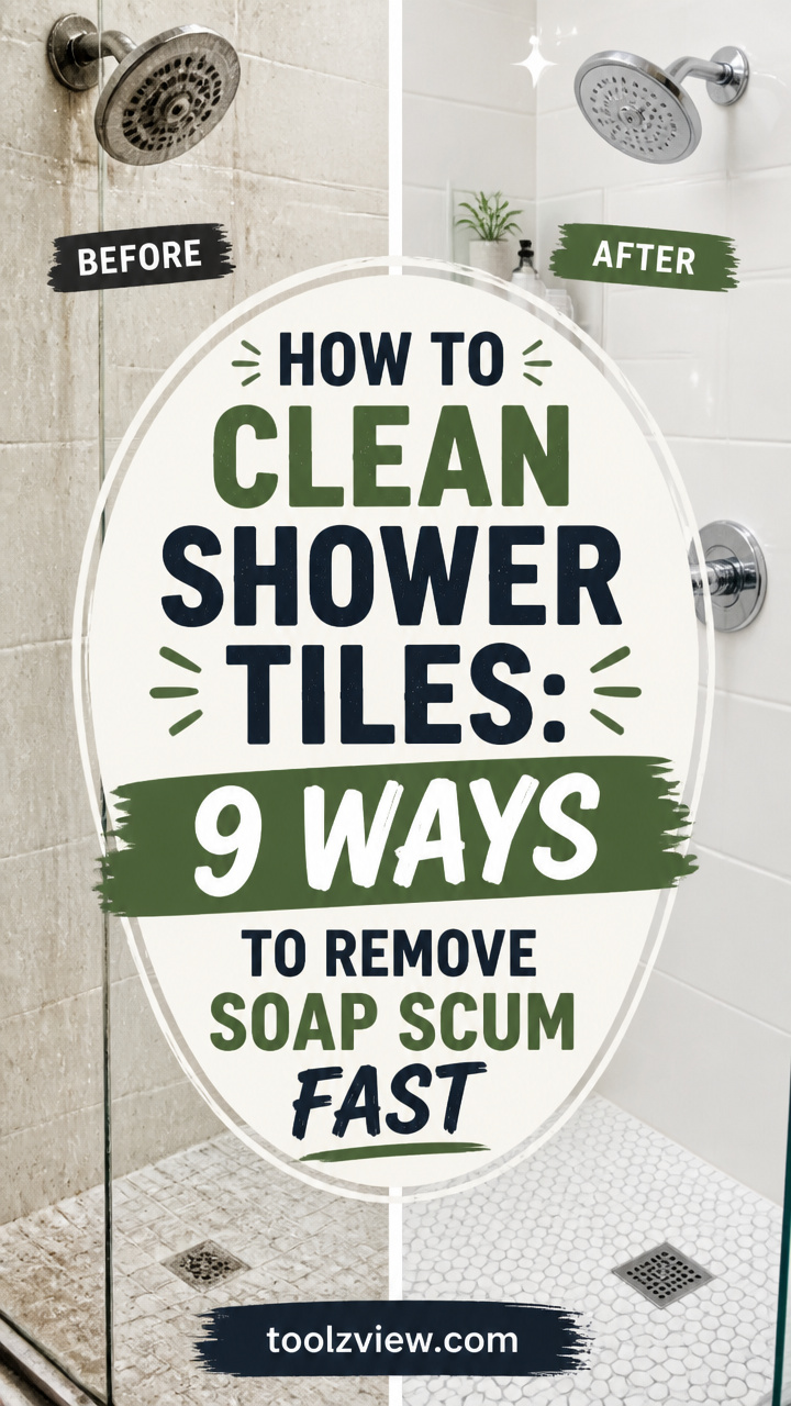 How to Clean Shower Tiles: 9 Ways to Remove Soap Scum Fast