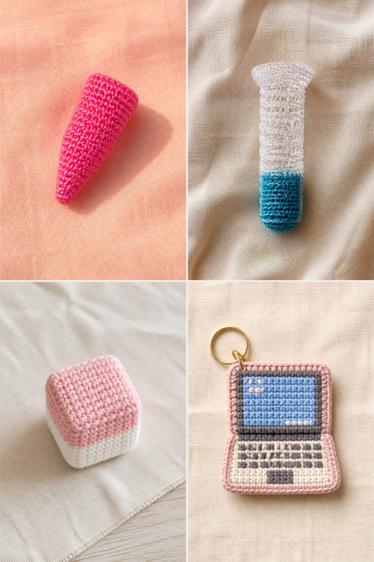 15 Crochet Keychain Patterns Perfect for Teachers and Students