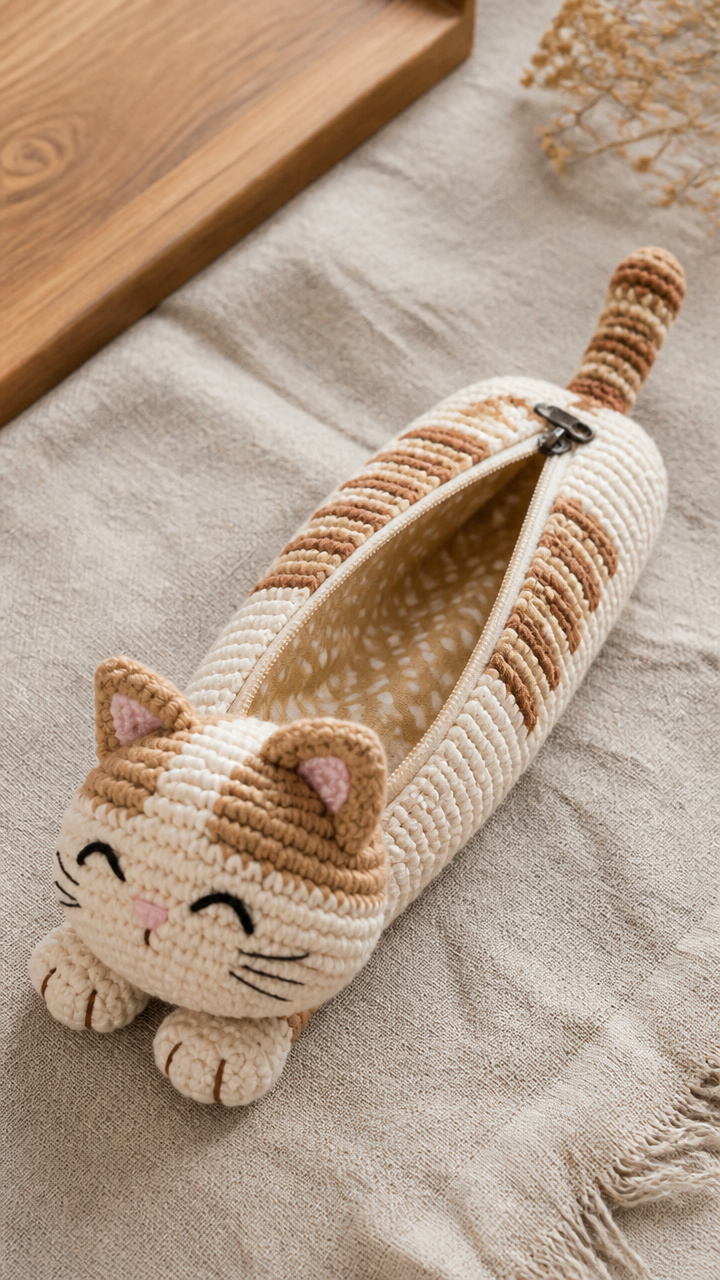 Amigurumi Cat Case crochet pattern