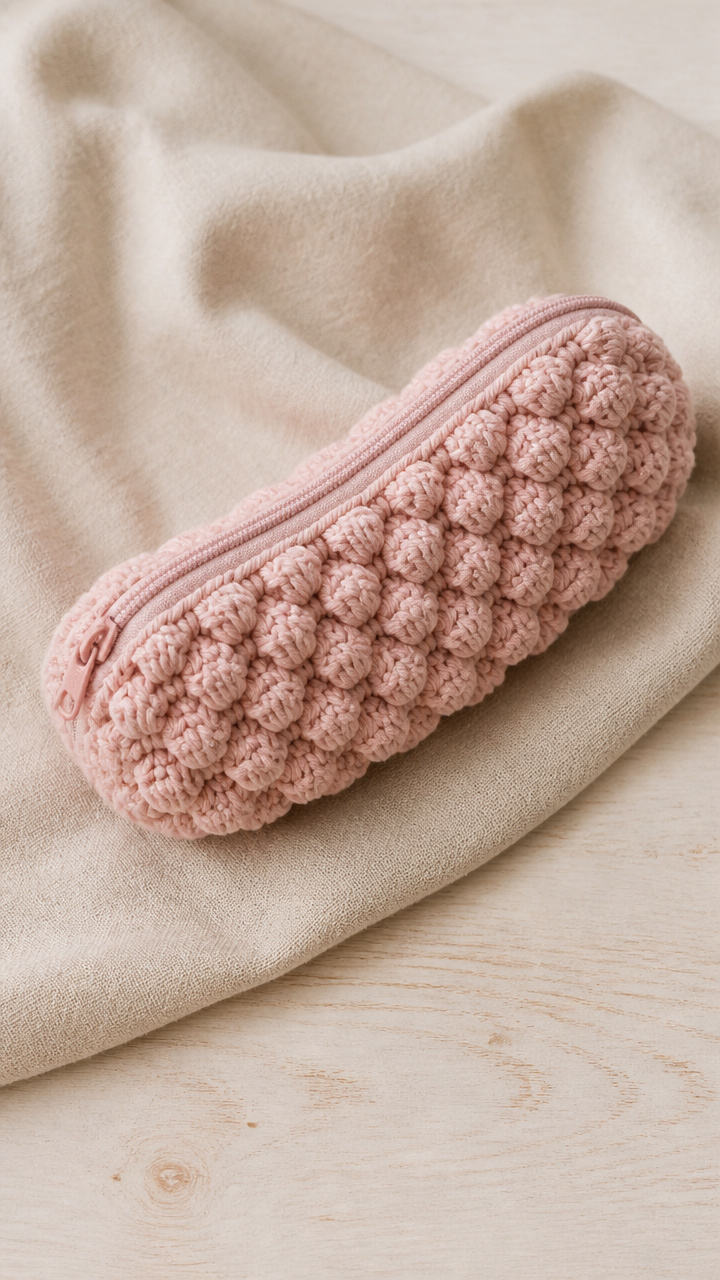 Popcorn Cluster Wrap crochet pattern