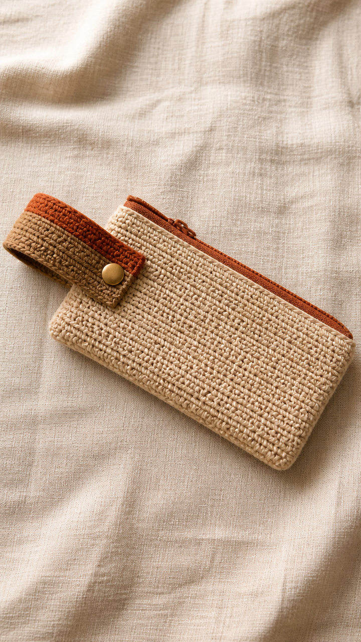 Double-Bracelet Wrist Case crochet pattern