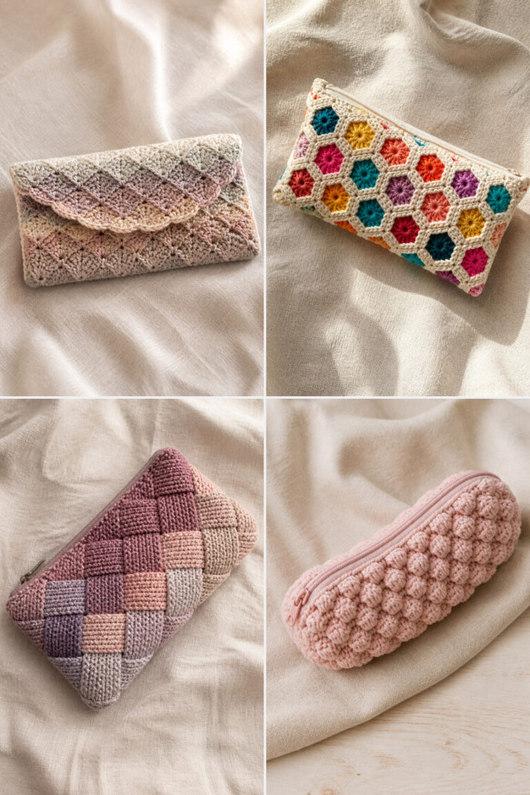 15 Crochet Pencil Case Ideas You'll Want to Make This August