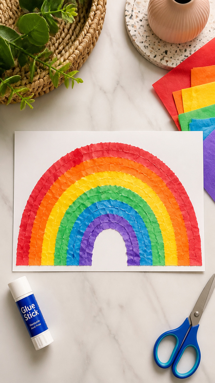R is for Rainbow Collage
