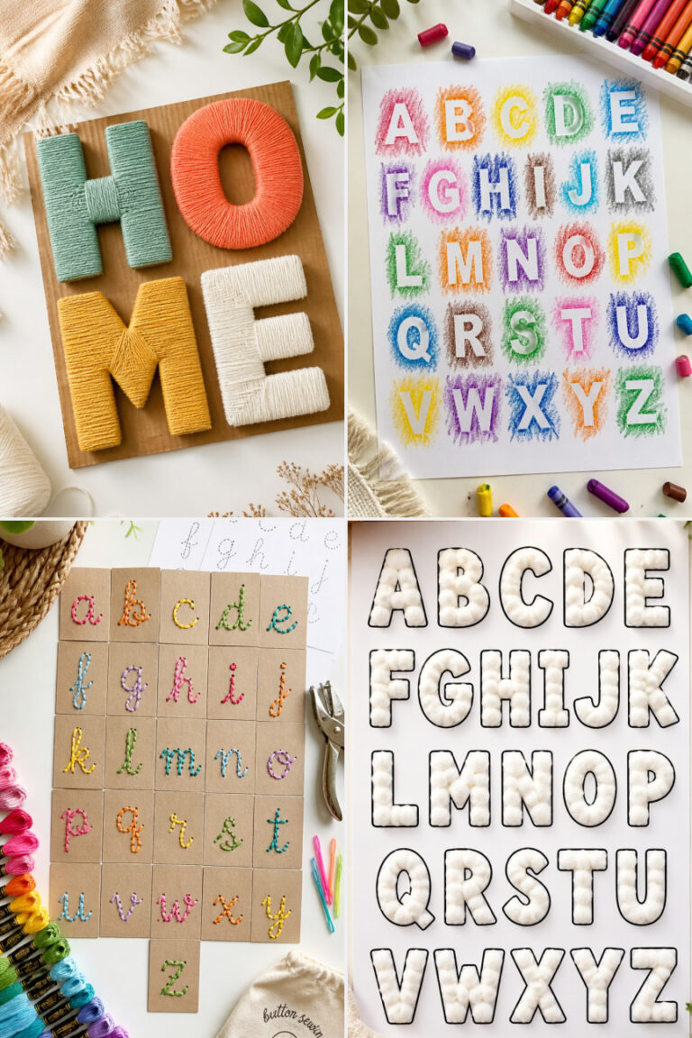 15 Printable Letter Crafts for Preschool Alphabet Centers