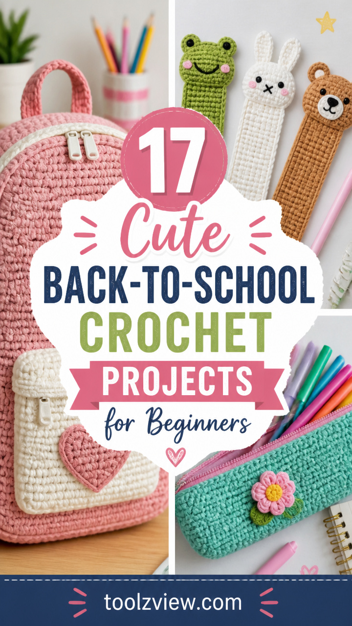 17 Cute Back-to-School Crochet Projects for Beginners