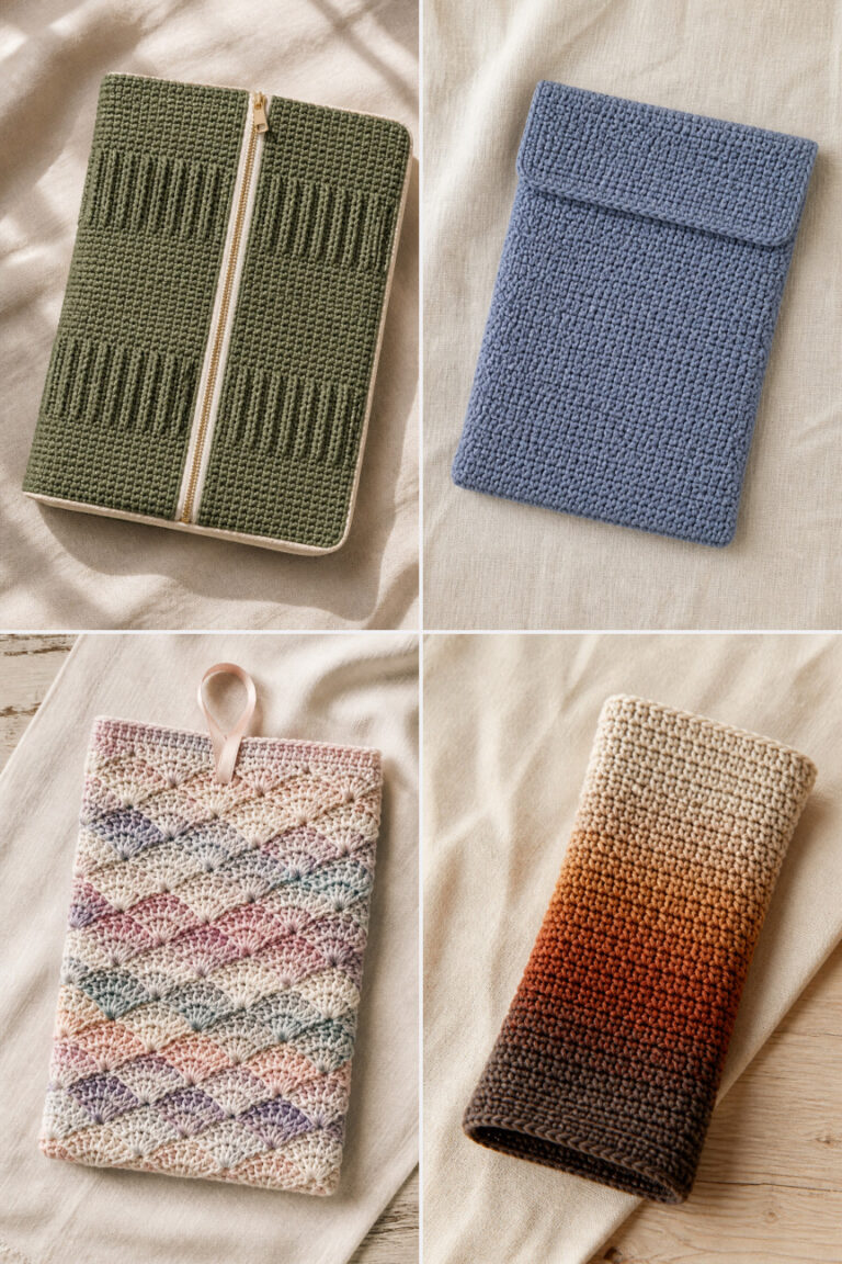 20 Easy Crochet Book Sleeve Ideas for Students