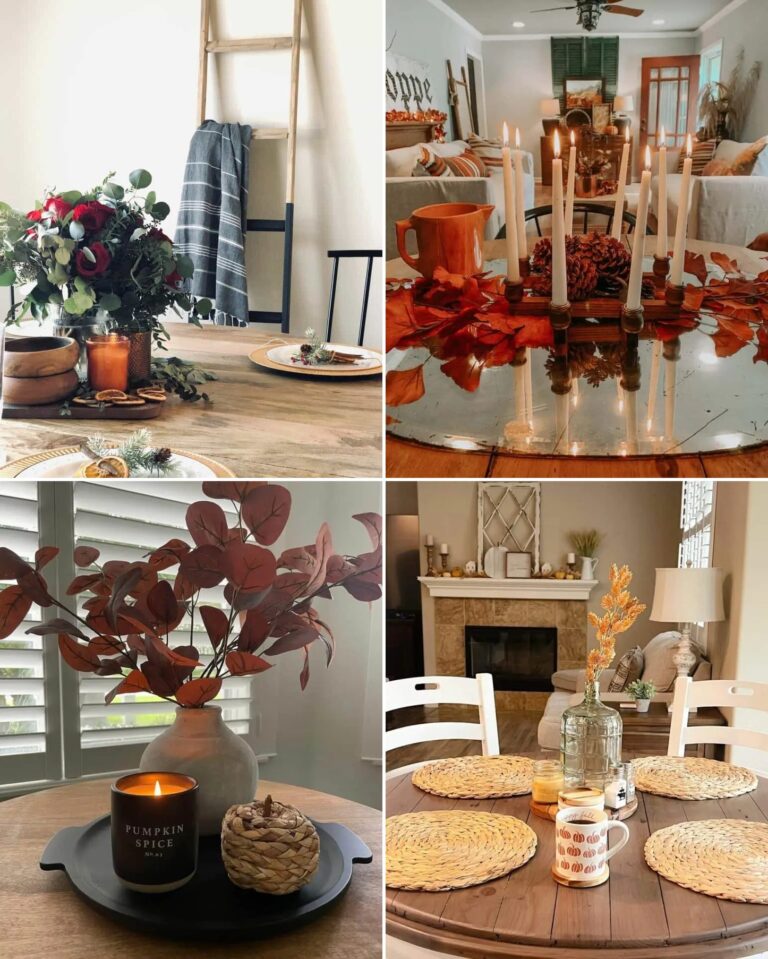 21 Fall Centerpieces for Round Tables