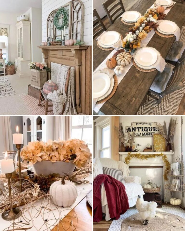 31 Farmhouse Fall Décor Ideas for Autumn