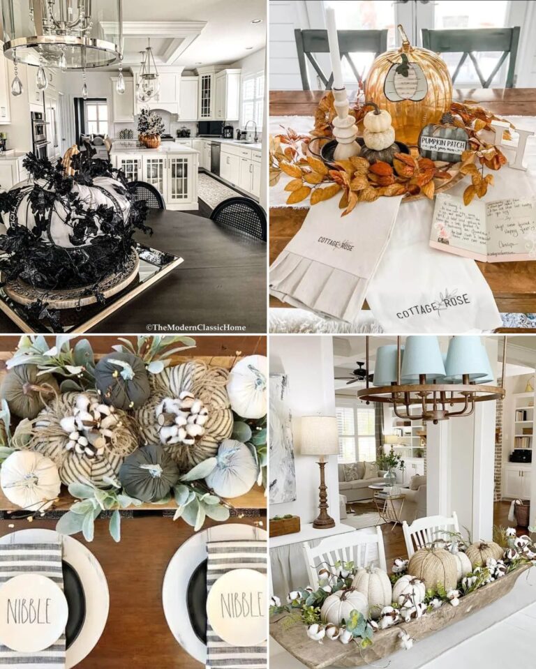 35 Pumpkin Centerpieces for Fall Decor