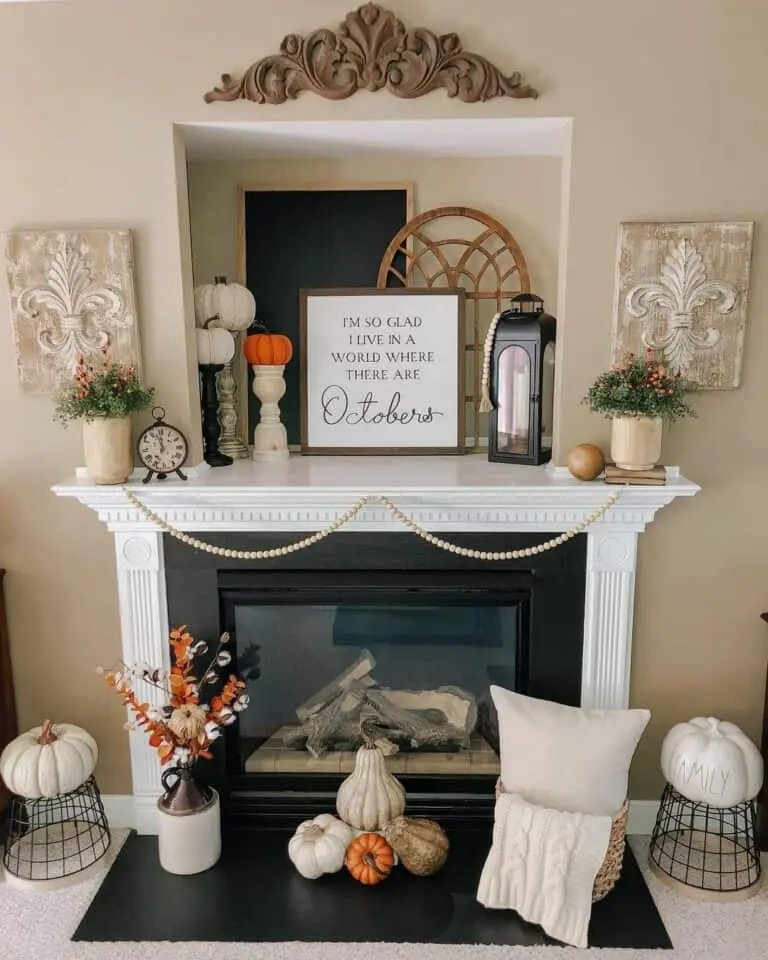 Alcove Deepens Mantel Display
