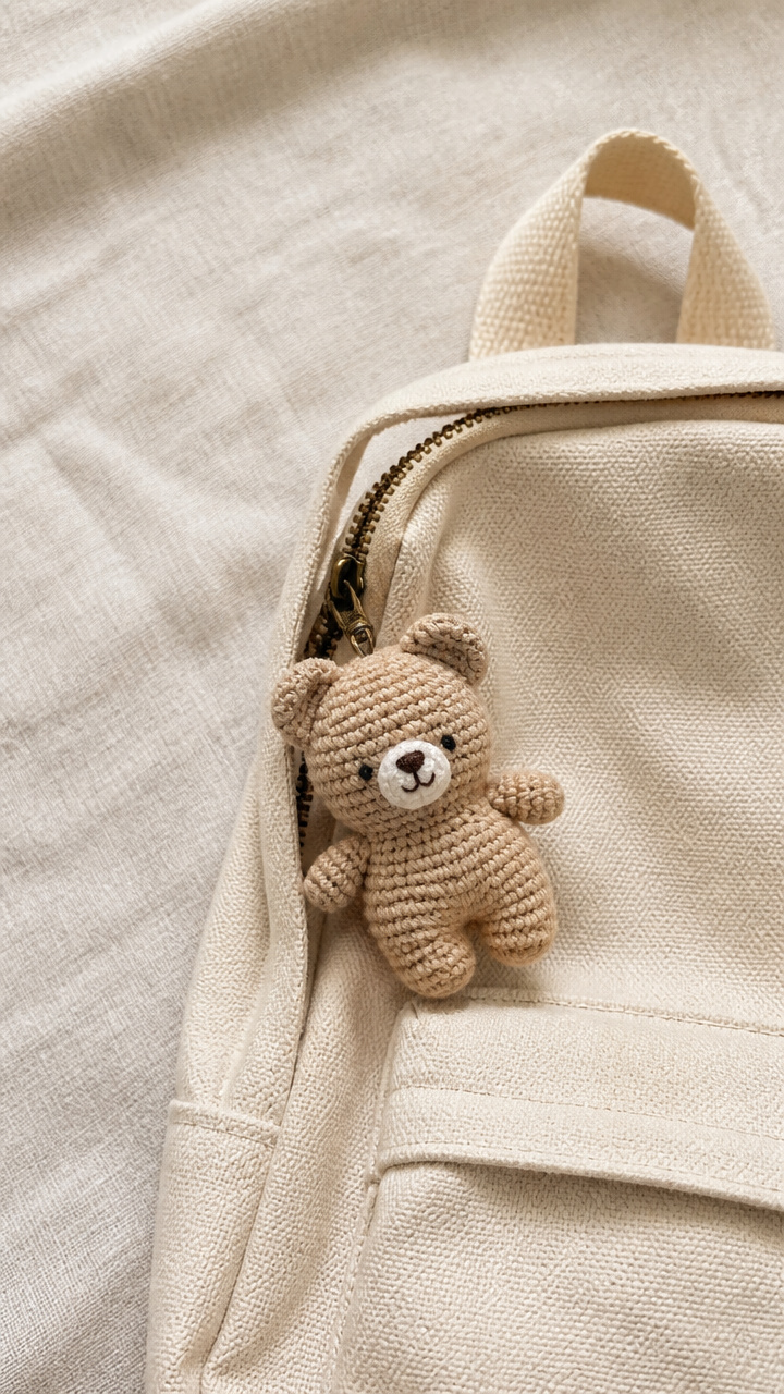 Backpack Zipper Bear crochet pattern