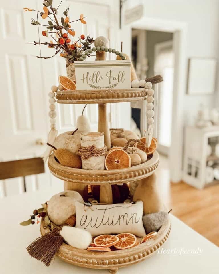 Beaded Fall Tray