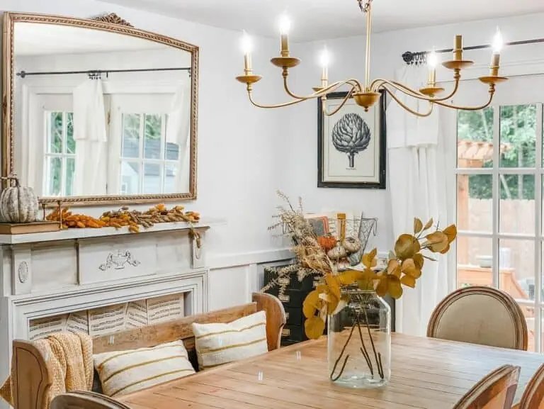 Bench seating with country table