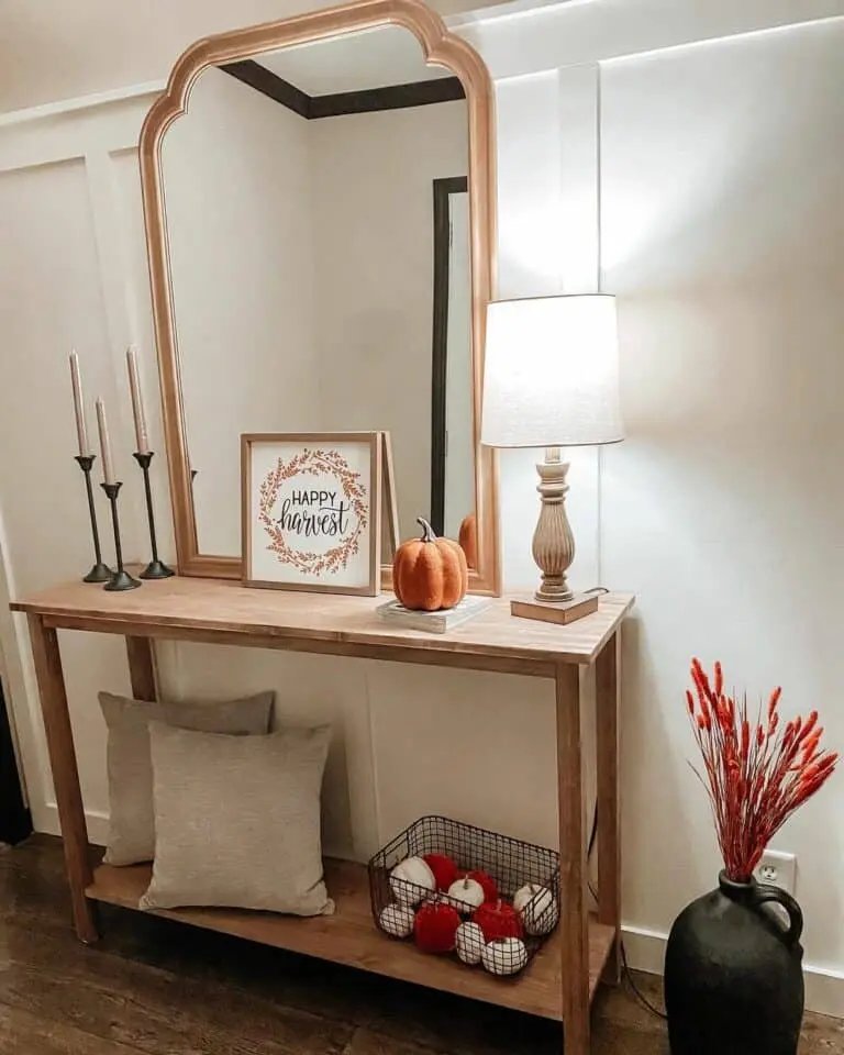 Black Lamp with Minimal Accents