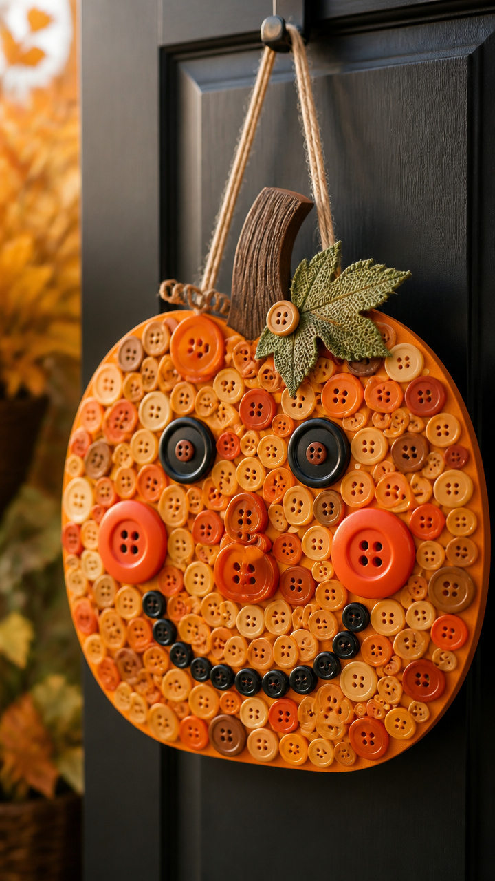Button Mosaic Face