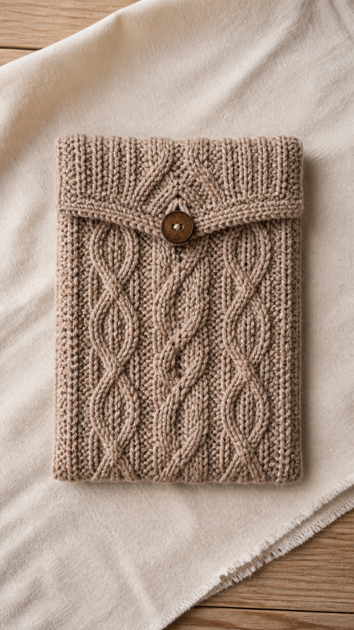 Cable Knit Illusion Sleeve crochet pattern