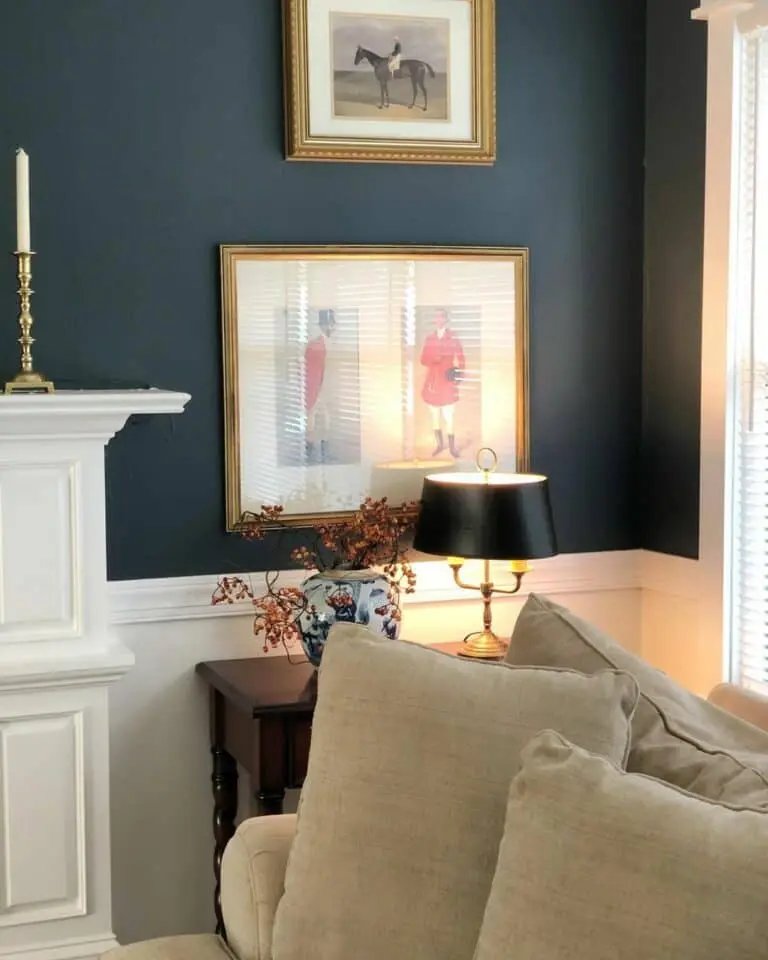 Deep Blue Antique Accents