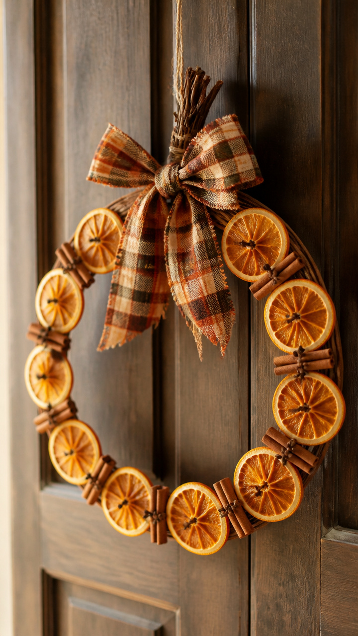 Dried Citrus Garland Accent