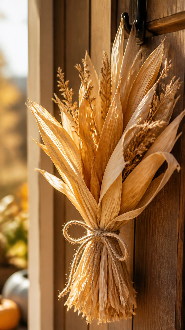 Dried Corn Husk Bouquet