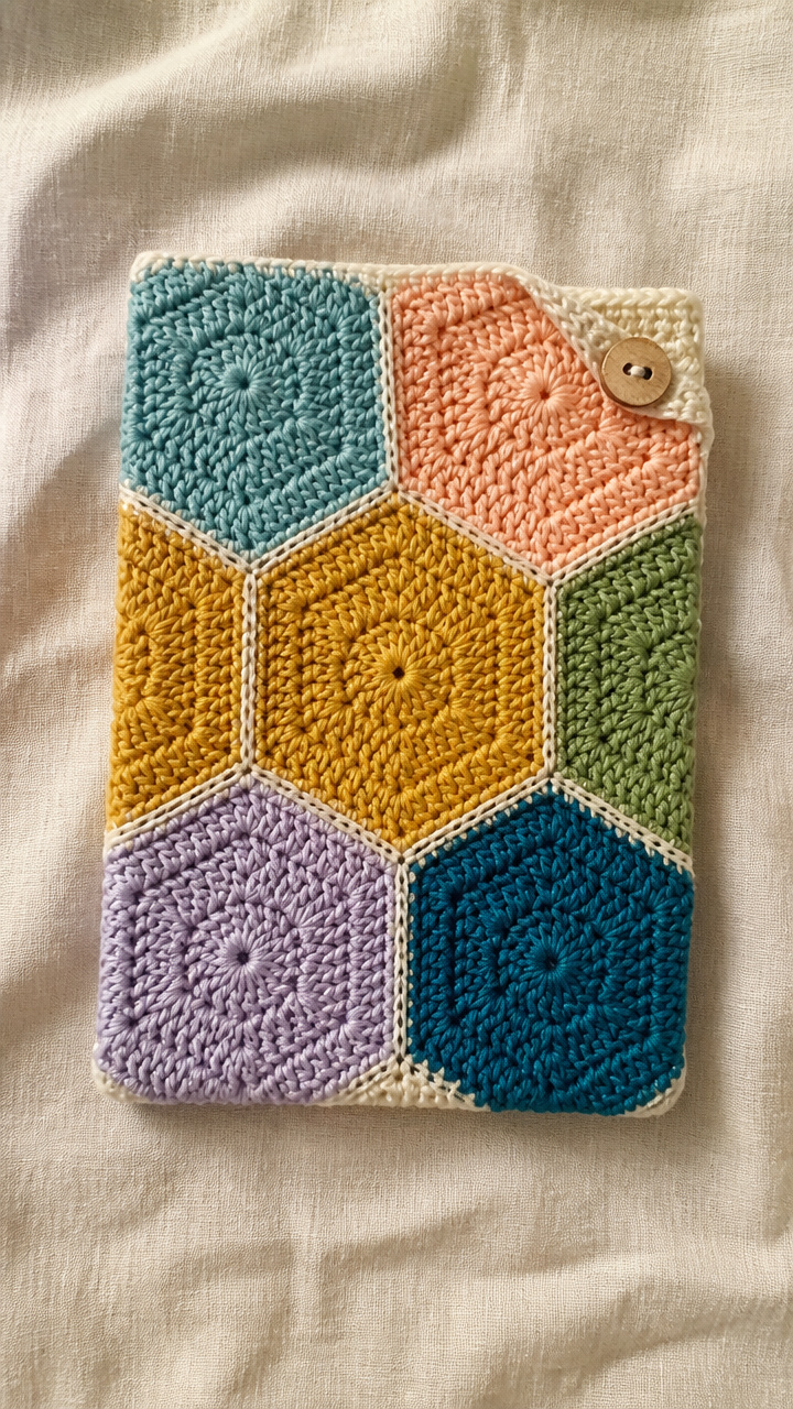 Hexagon Patch Sleeve crochet pattern