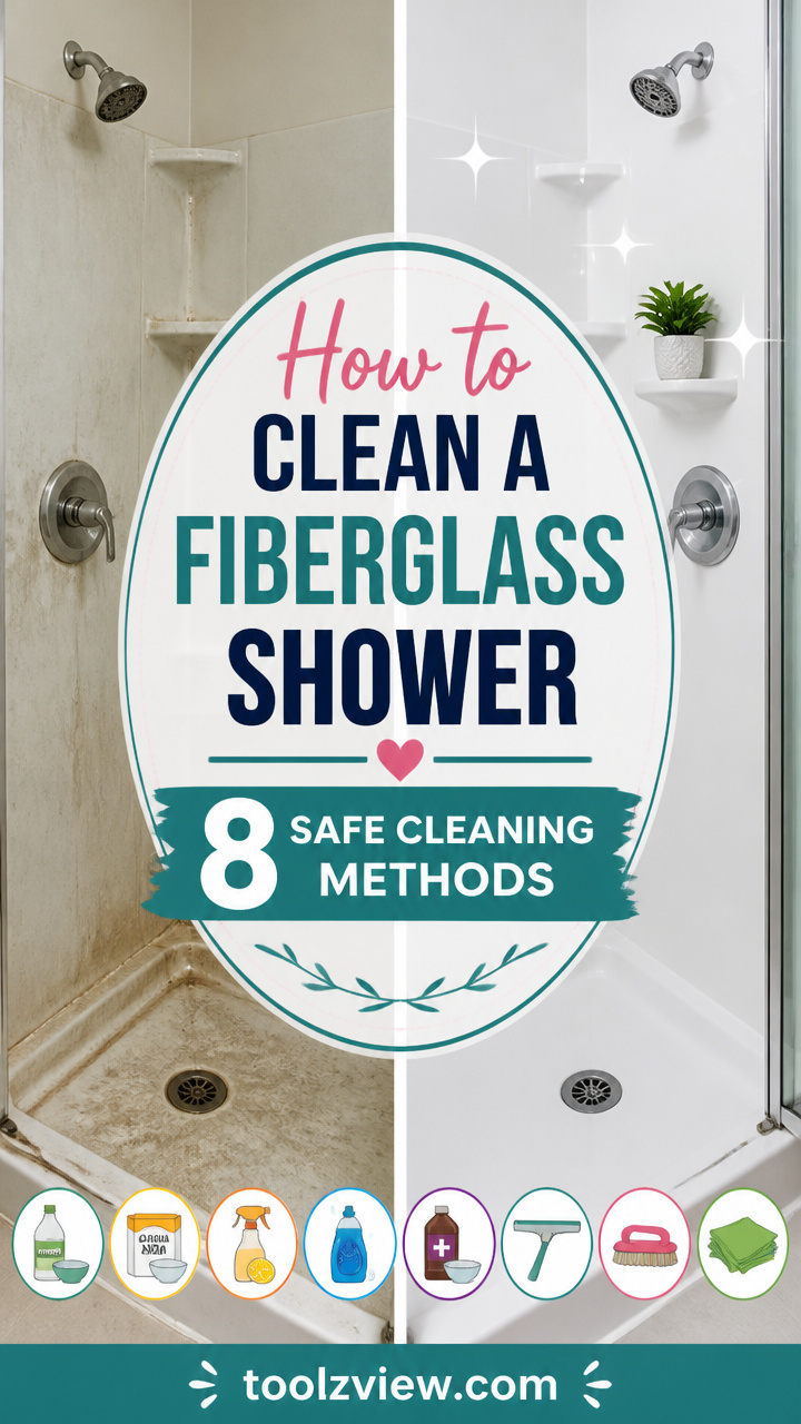 How to Clean a Fiberglass Shower: 8 Safe Cleaning Methods