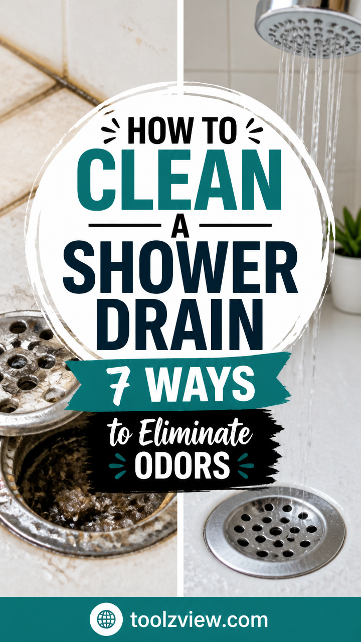 How to Clean a Shower Drain: 7 Ways to Eliminate Odors