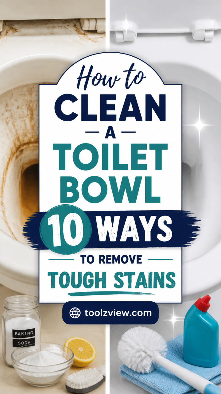 How to Clean a Toilet Bowl: 10 Ways to Remove Tough Stains