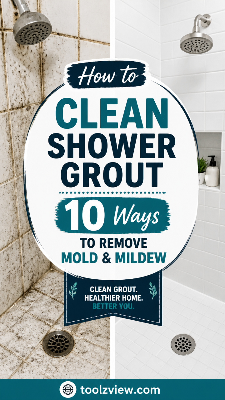 How to Clean Shower Grout: 10 Ways to Remove Mold and Mildew