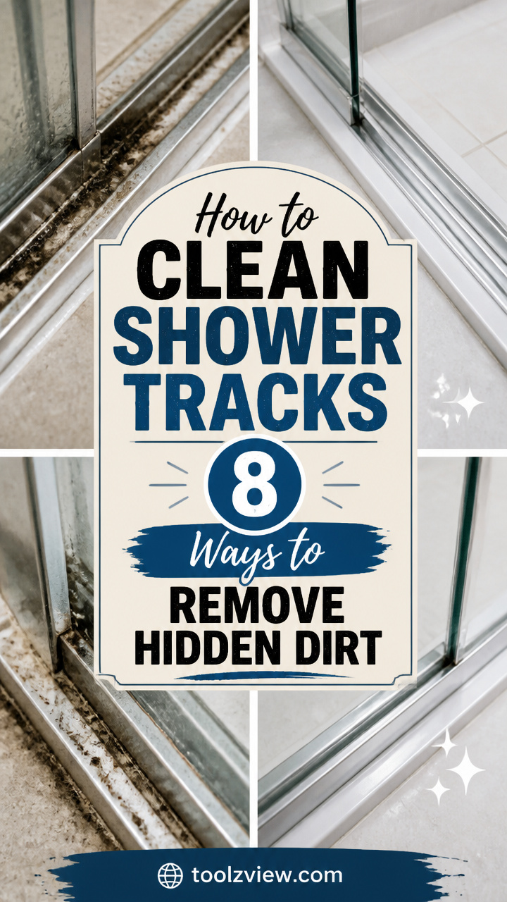 How to Clean Shower Tracks: 8 Ways to Remove Hidden Dirt
