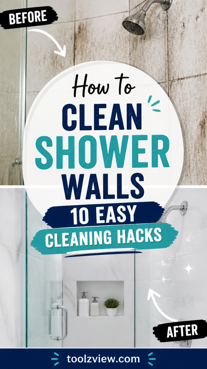 How to Clean Shower Walls: 10 Easy Cleaning Hacks