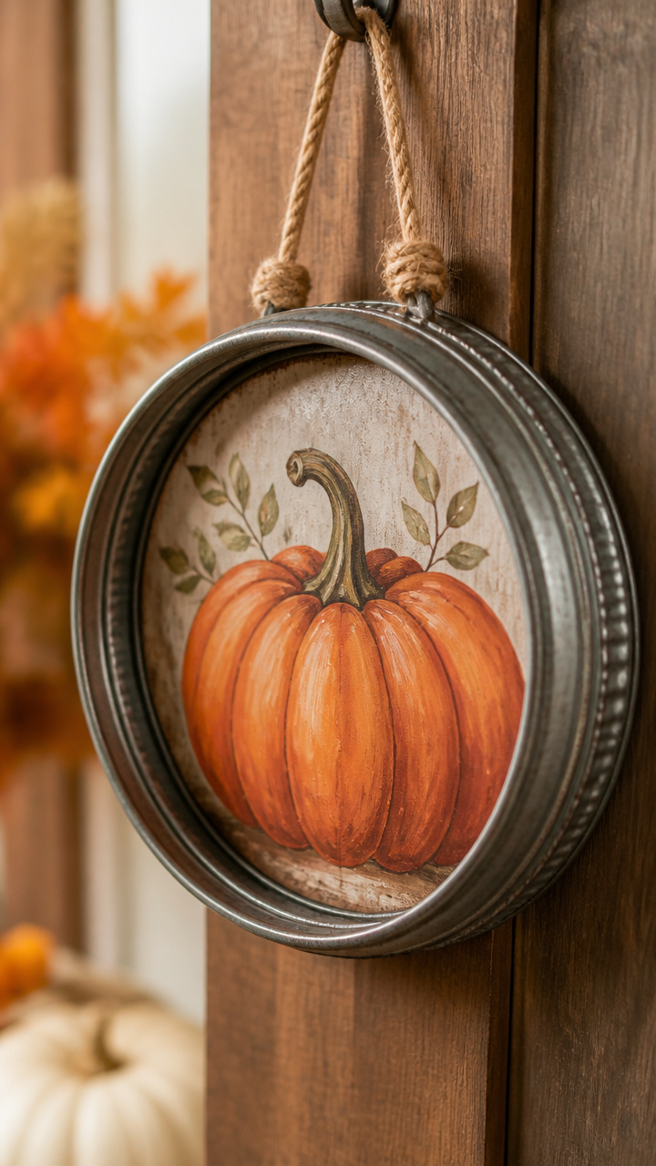 Mason Jar Lid Frame
