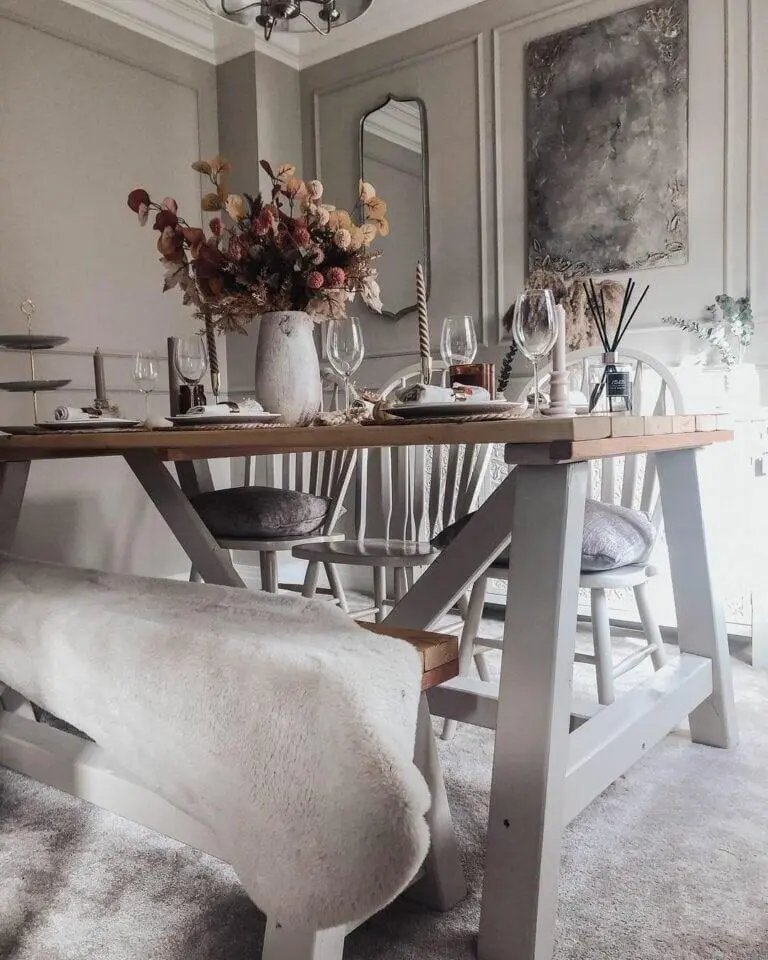 Metallic and Clay Accents