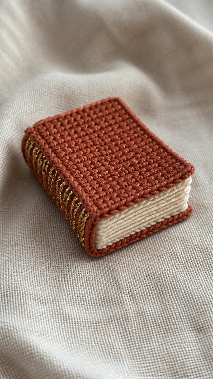 Mini Puff Stitch Book crochet pattern