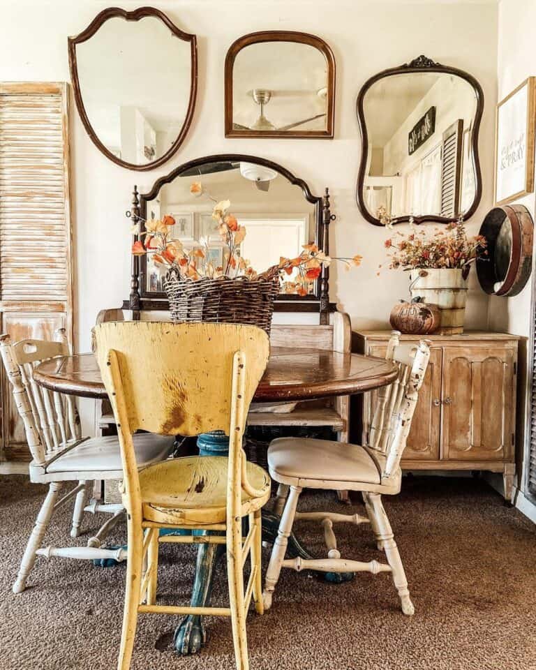 Mirrored Gallery Wall