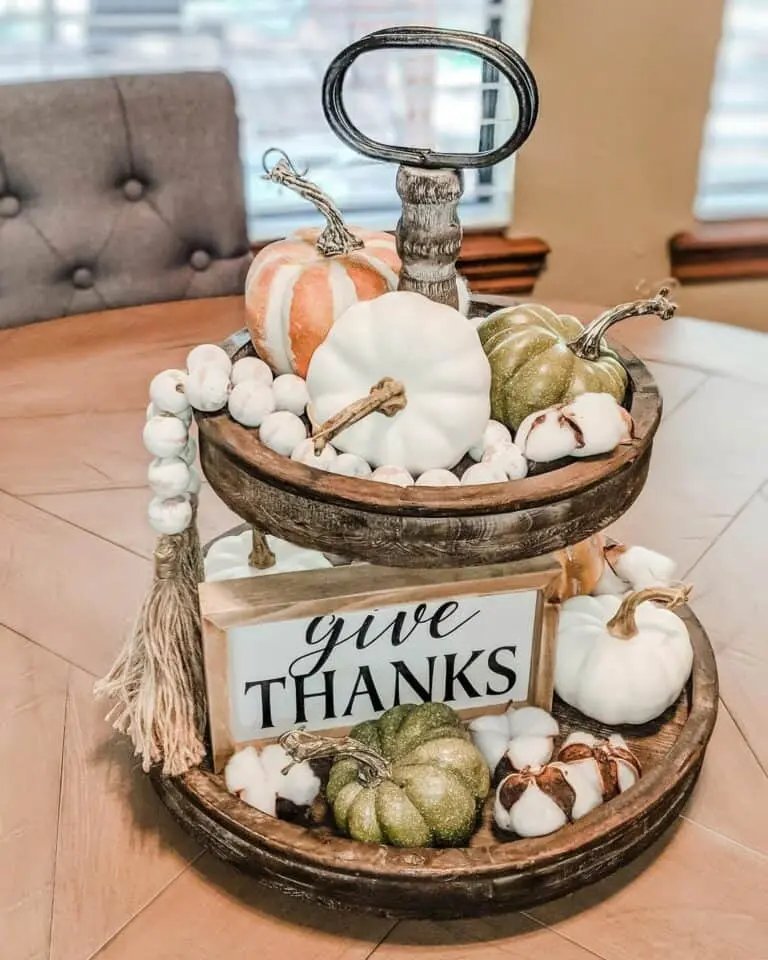 Muted Pumpkin Display