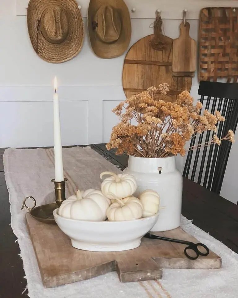 Natural Wood Centerpiece