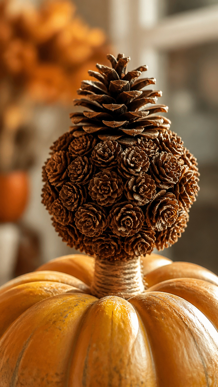Pinecone Stem Topper