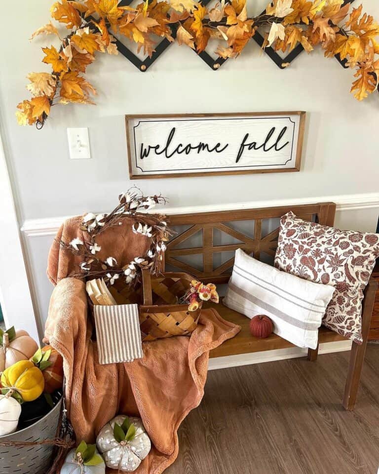 Plush Textiles and Warm Tones