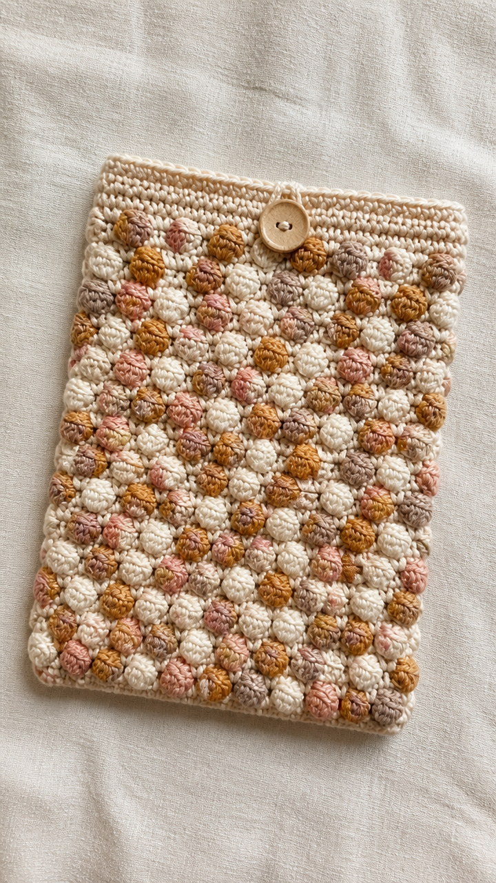 Popcorn Cluster Sleeve crochet pattern