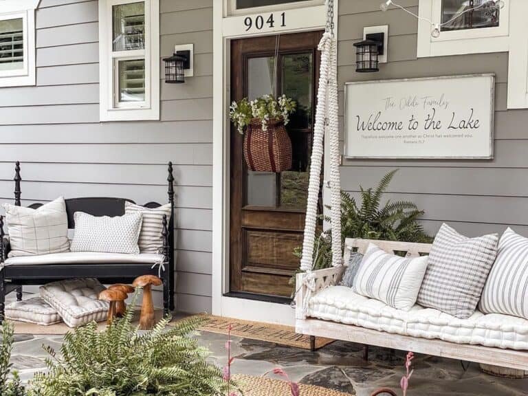 Porch Swing and Bench