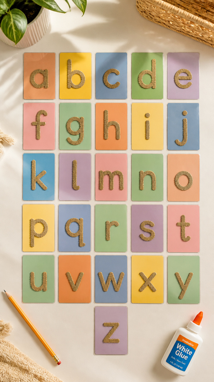 Sandpaper Letter Cards